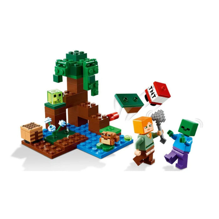 LEGO Minecraft La Aventura En El Pantano (21240) 65 Piezas