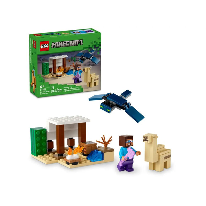 LEGO Minecraft La Expedición al Desierto de Steve (21251) 75 Piezas