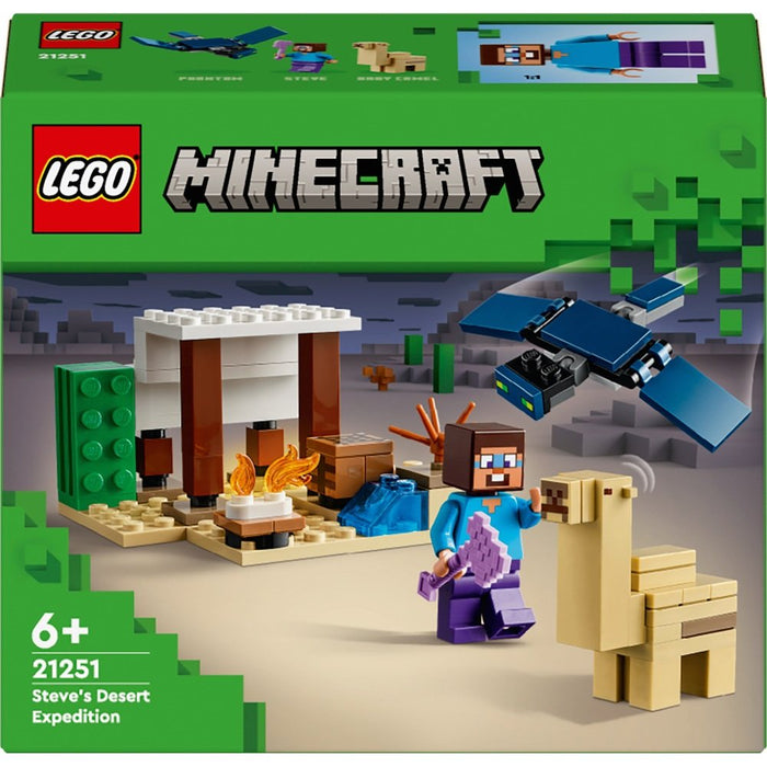 LEGO Minecraft La Expedición al Desierto de Steve (21251) 75 Piezas