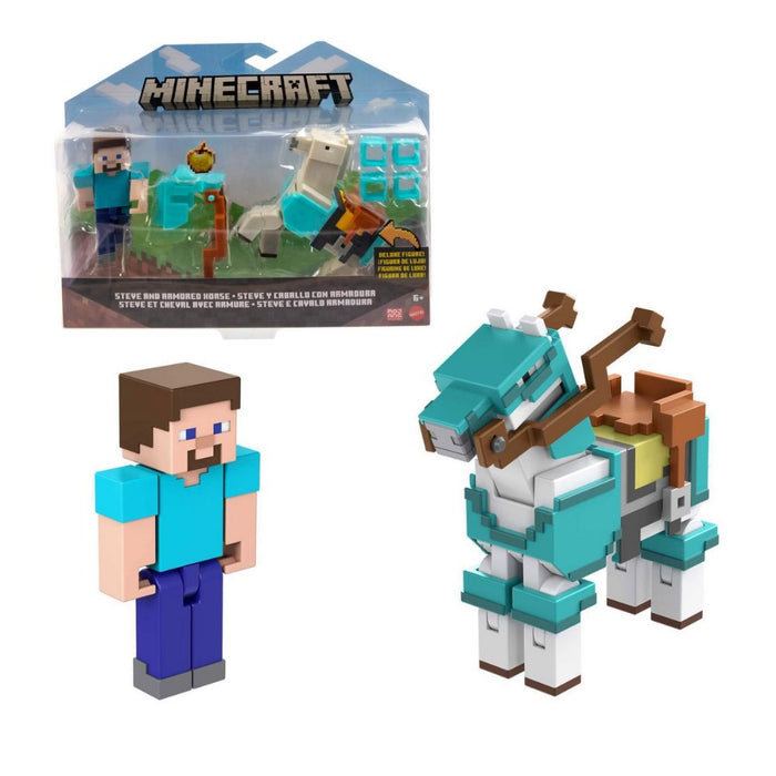 Minecraft Core Figura de 8CM Con Crafting Pack de 2