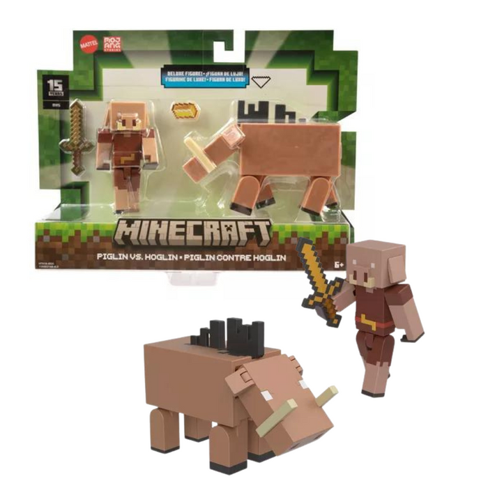 Minecraft Core Figura de 8CM Con Crafting Pack de 2