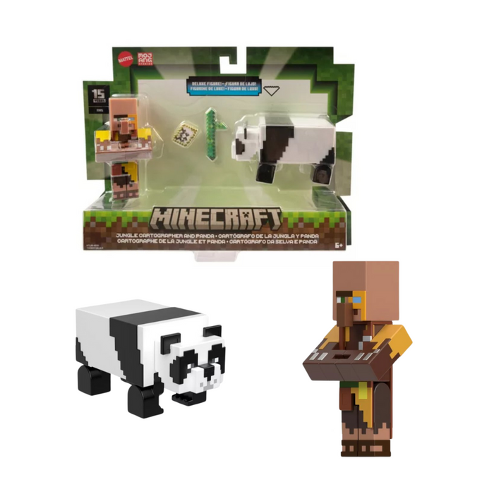 Minecraft Core Figura de 8CM Con Crafting Pack de 2