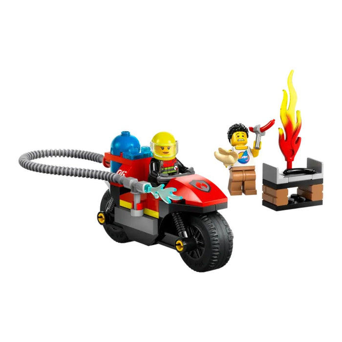 Motocicleta de Rescate Contra Incendios Lego City (60410) 57 Piezas