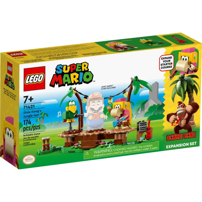 Lego Super Mario Conjunto de Expansión Jungle Jam de Dixie Kong (71421) 174 Piezas