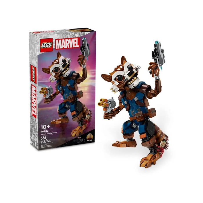 LEGO Marvel Rocket & Baby Groot (76282) 566 Piezas