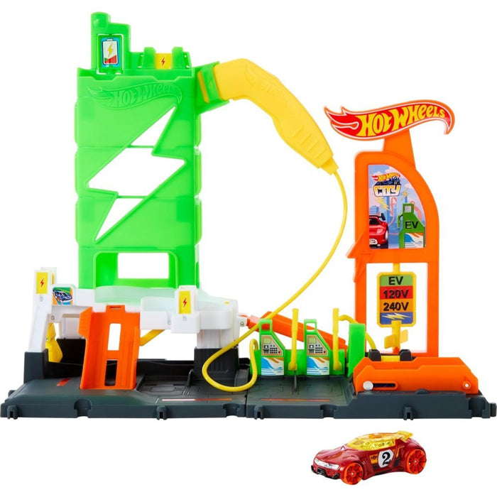 Super Estación de Gasolinera Hot Wheels City