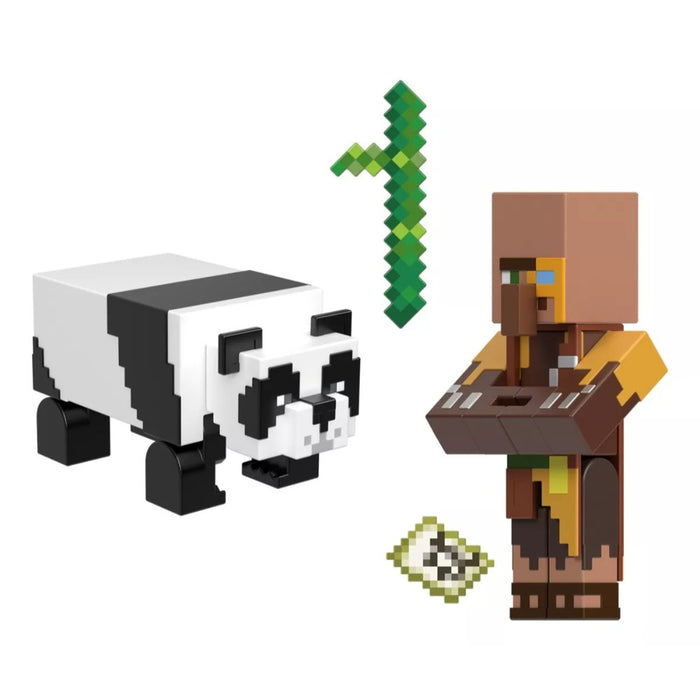 Minecraft Core Figura de 8CM Con Crafting Pack de 2