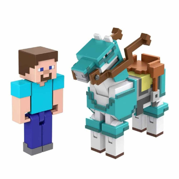 Minecraft Core Figura de 8CM Con Crafting Pack de 2