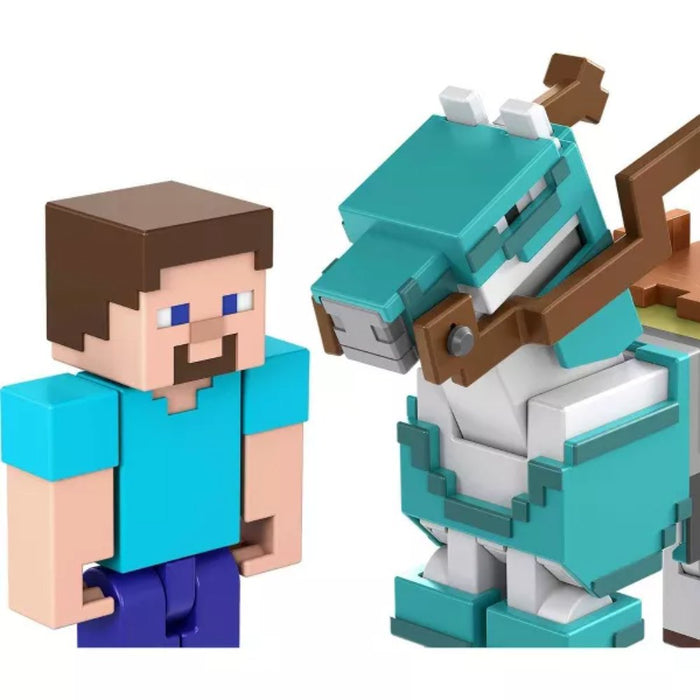 Minecraft Core Figura de 8CM Con Crafting Pack de 2