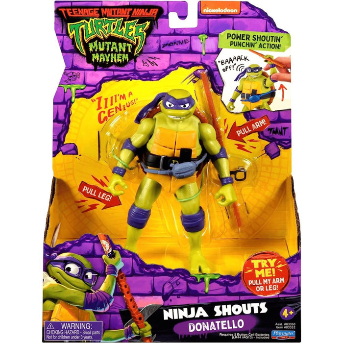 Tortugas Ninja Figura 14 Cm Con Sonido - Donatello