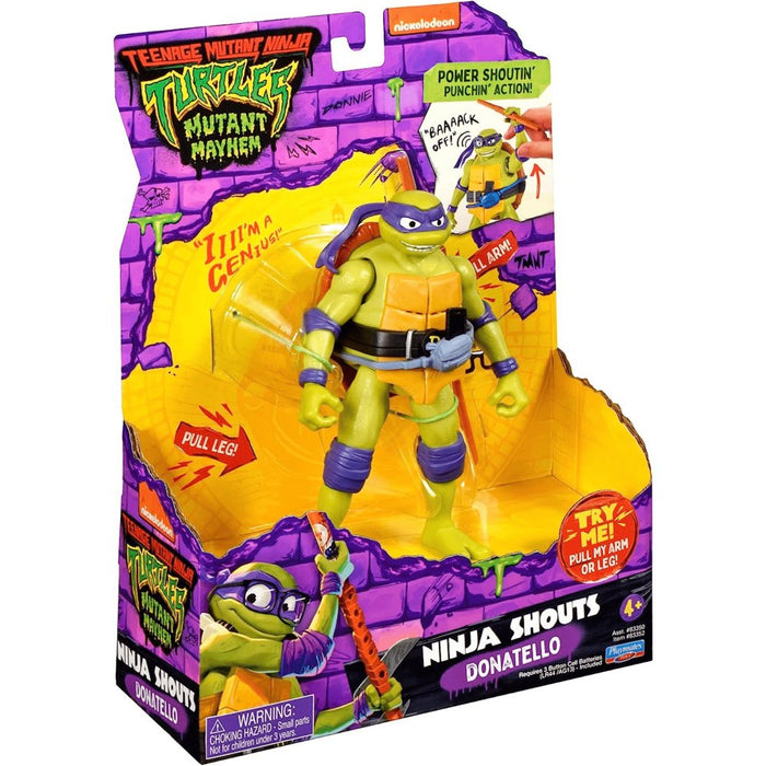 Tortugas Ninja Figura 14 Cm Con Sonido - Donatello