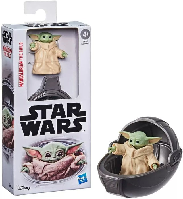 Grogu y Hover Pram Star Wars Figura de Acción Mandaloriana 15 cm